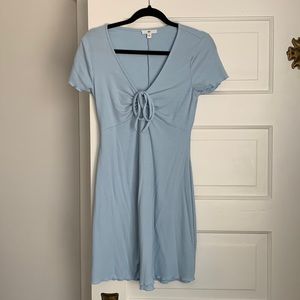 BP blue ribbed dress